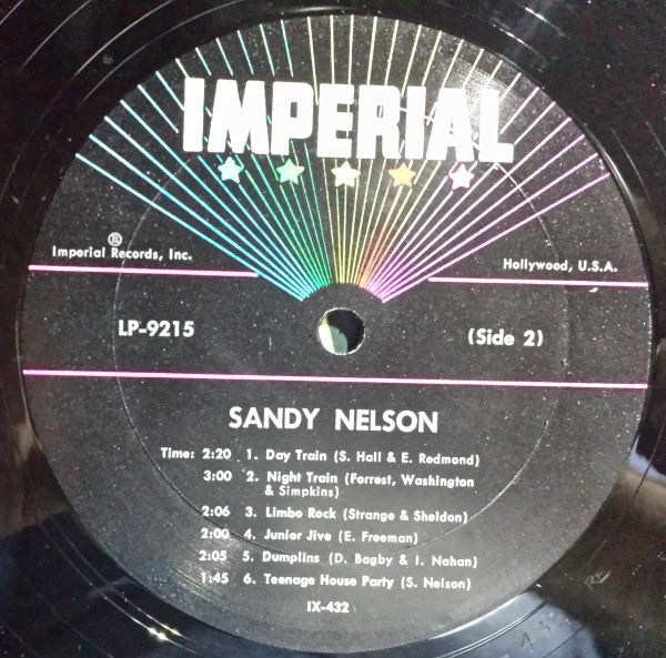 Sandy Nelson : Teenage House Party (LP, Album, Mono)