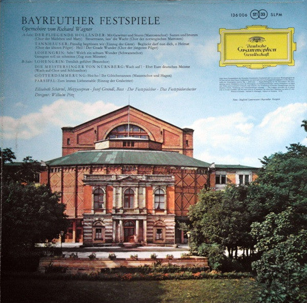 Richard Wagner - Chor der Bayreuther Festspiele, Orchester der Bayreuther Festspiele , Dirigent Wilhelm Pitz : Bayreuther Festspiele - Opernchöre (LP)