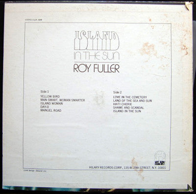 Roy Fuller : Island In The Sun (LP, Album)