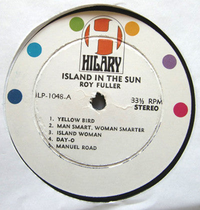 Roy Fuller : Island In The Sun (LP, Album)