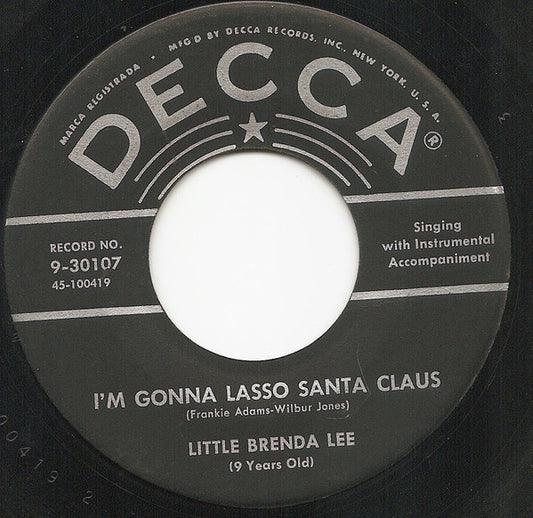Little Brenda Lee* : I'm Gonna Lasso Santa Claus / Christy Christmas (7", Single)
