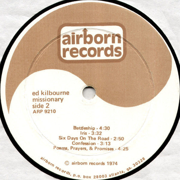 Ed Kilbourne : Missionary (LP, Album)