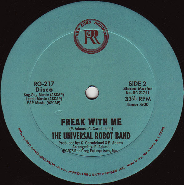 Universal Robot Band - Freak With Me (VG)