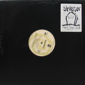 Sinister (6) : I Won't Forget You G (12", Promo)