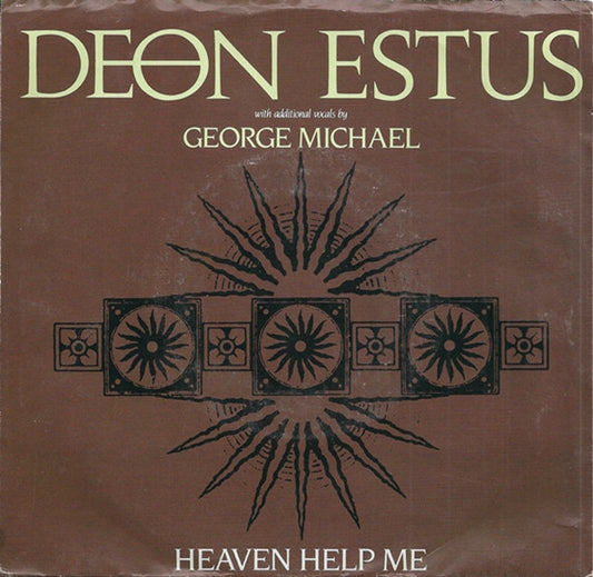 Deon Estus With George Michael : Heaven Help Me (7", Single, Styrene, Car)