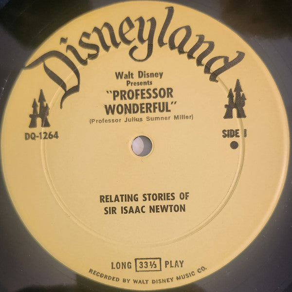 Professor Julius Sumner Miller* : Relating Stories Of Sir Isaac Newton (LP, Album, Mono)