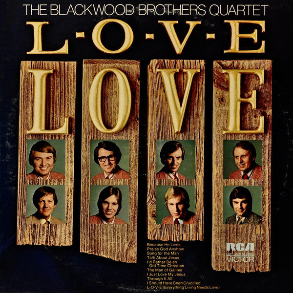 The Blackwood Brothers Quartet : L-O-V-E (LP)