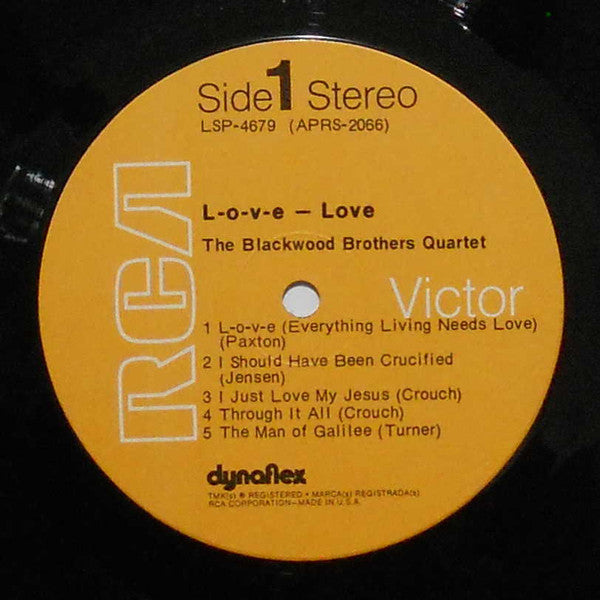 The Blackwood Brothers Quartet : L-O-V-E (LP)