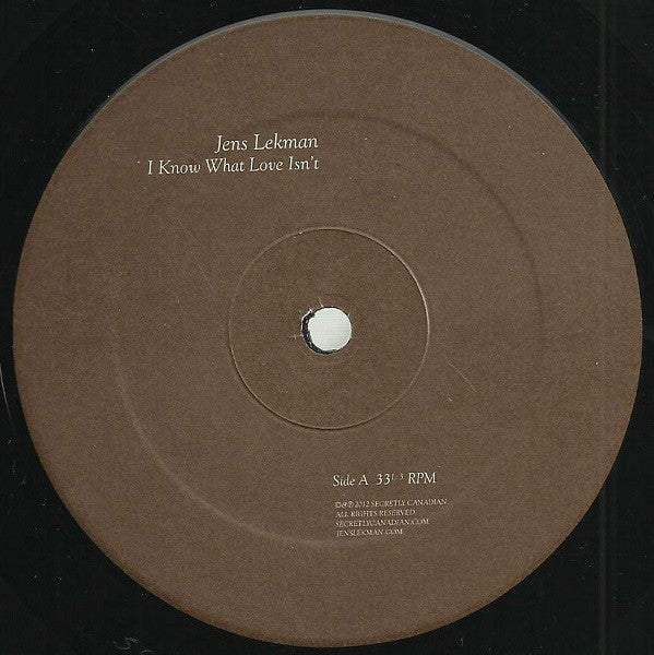 Jens Lekman : I Know What Love Isn't (LP, Album)