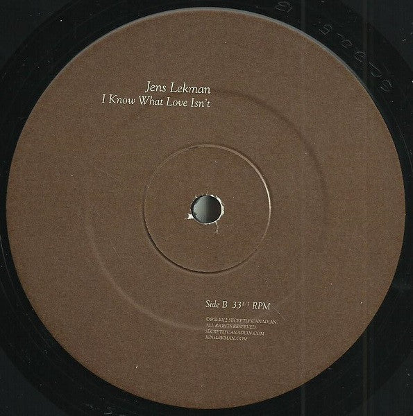 Jens Lekman : I Know What Love Isn't (LP, Album)