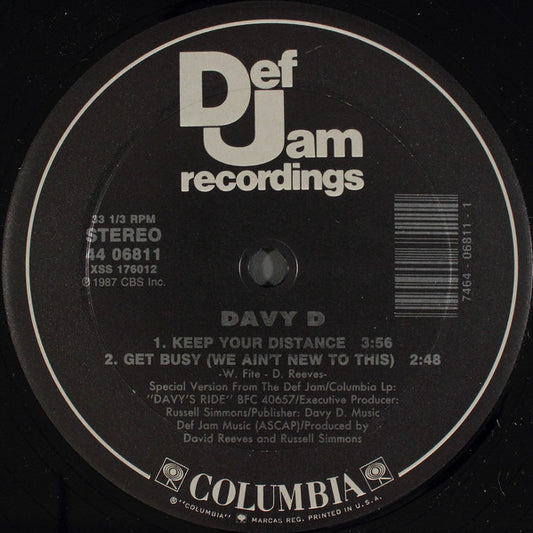 Davy D : Have You Seen Davy (12", Single)