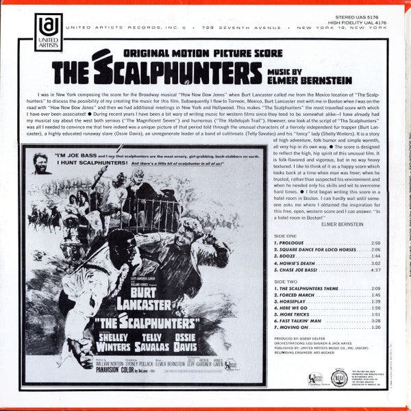 Elmer Bernstein : The Scalphunters (Original Motion Picture Score) (LP, Album)