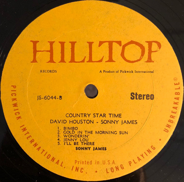 David Houston / Sonny James : Country Startime (LP, Comp)