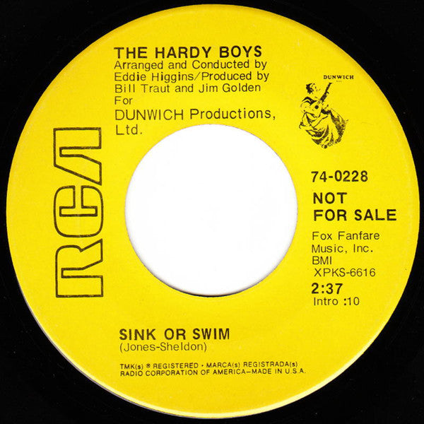 The Hardy Boys (3) : Love And Let Love / Sink Or Swim (7", Promo)