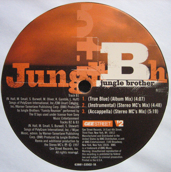 Jungle Brothers : Jungle Brother (12")