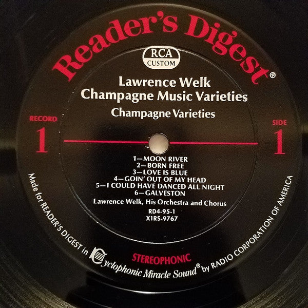 Lawrence Welk : Champagne Music Varieties (6xLP, Comp + Box)