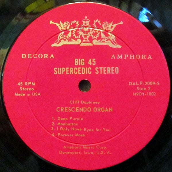 Cliff Duphiney : Big 45 Supercedic Stereo (LP, Album)