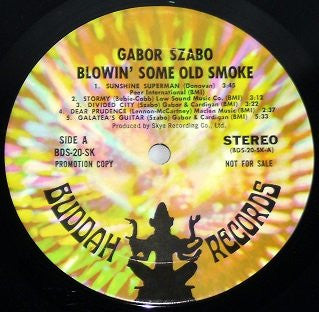 Gabor Szabo : Blowin' Some Old Smoke (LP, Comp, Promo)