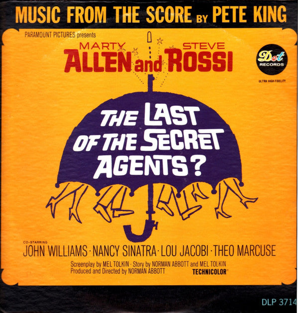 Pete King (2) : The Last Of The Secret Agents? (Music From The Score) (LP, Album, Mono)