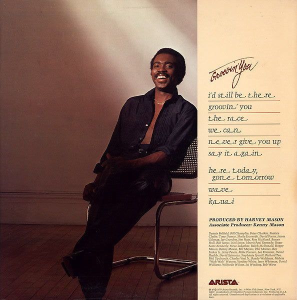 Harvey Mason : Groovin' You (LP, Album, Hub)
