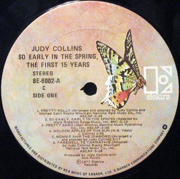 Judy Collins : So Early In The Spring, The First 15 Years (2xLP, Comp)