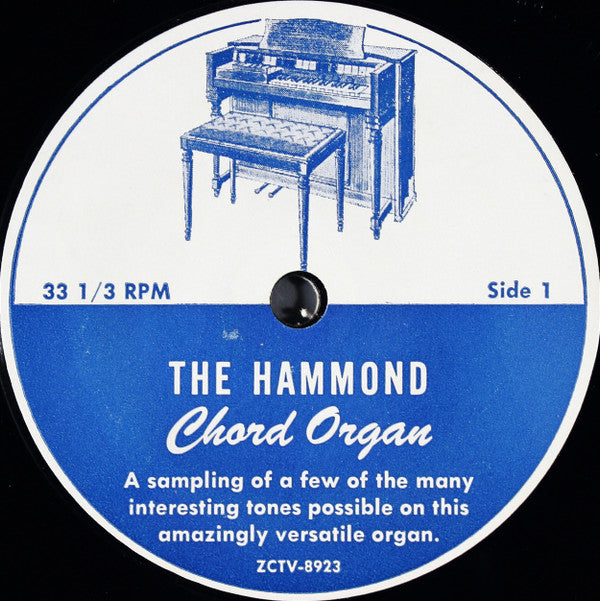Hal Shutz : The Hammond Chord Organ (7", Mono, Styrene)