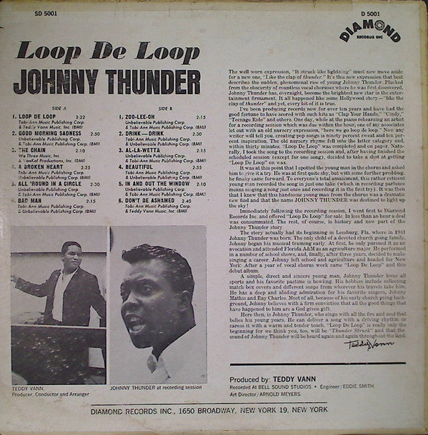 Johnny Thunder : Loop De Loop (LP, Album, Mono)