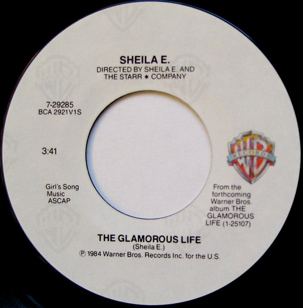 Sheila E. : The Glamorous Life (7", Single, Spe)