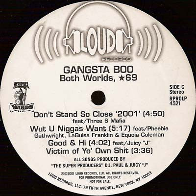 Gangsta Boo : Both Worlds, Star 69 (2xLP, Album, Promo)