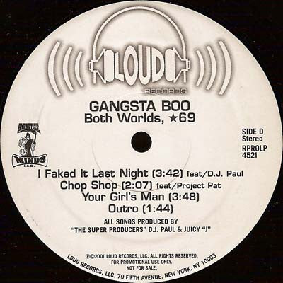 Gangsta Boo : Both Worlds, Star 69 (2xLP, Album, Promo)