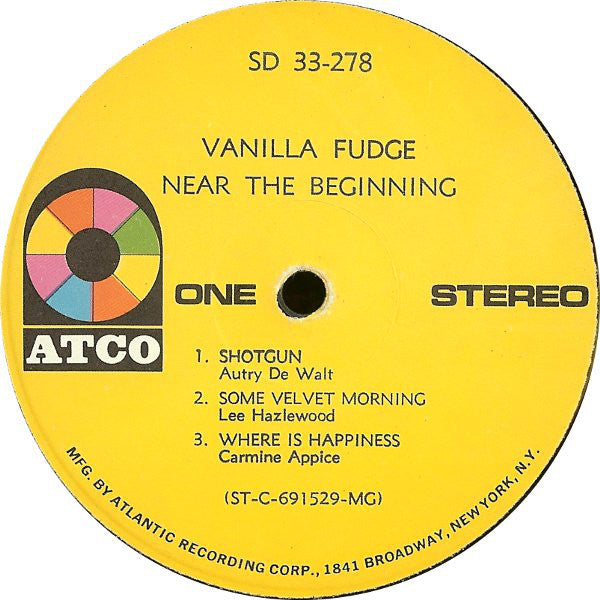 Vanilla Fudge : Near The Beginning (LP, Album, MG)