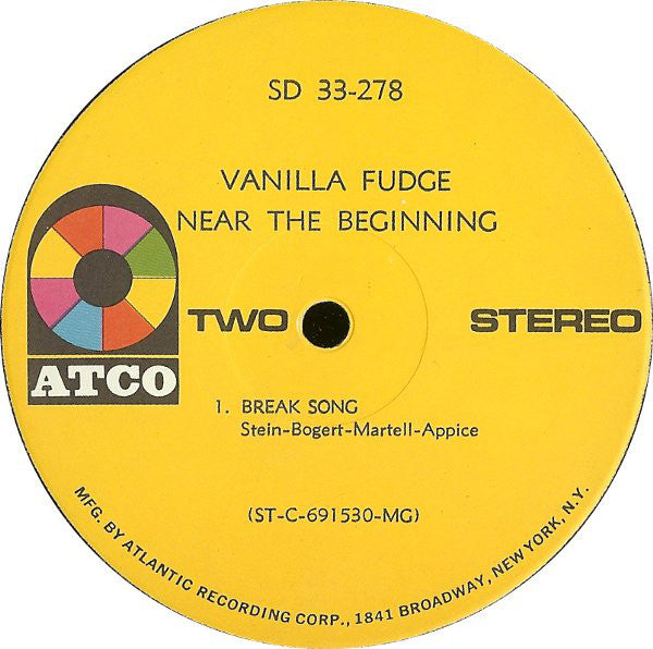 Vanilla Fudge : Near The Beginning (LP, Album, MG)