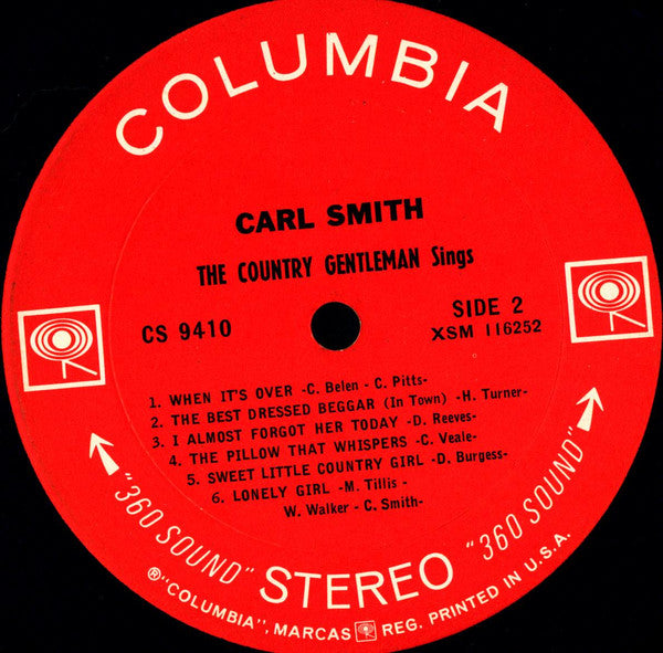 Carl Smith (3) : The Country Gentleman (LP, Album)