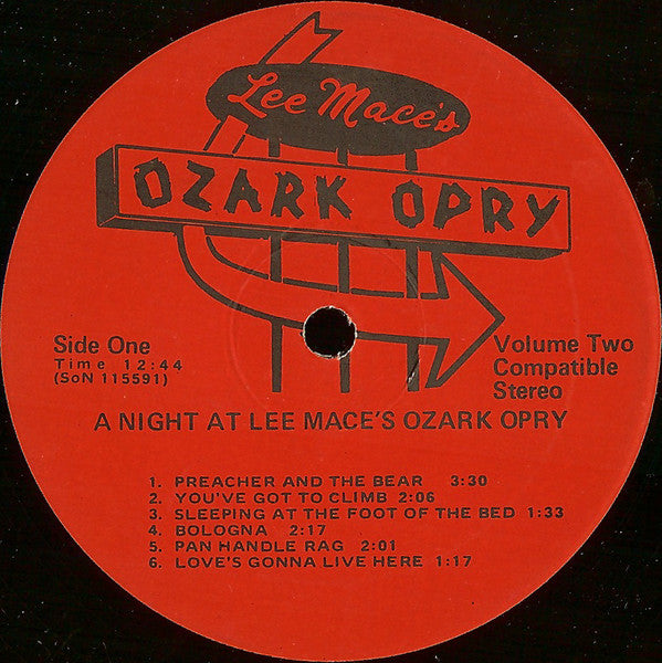 Lee Mace's Ozark Opry : A Night At Lee Mace's Ozark Opry Volume 2 (LP)