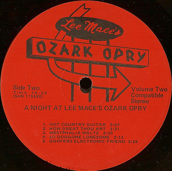 Lee Mace's Ozark Opry : A Night At Lee Mace's Ozark Opry Volume 2 (LP)