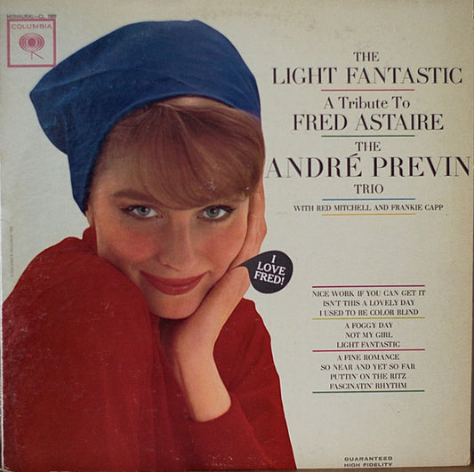 The André Previn Trio With Red Mitchell And Frankie Capp* : The Light Fantastic, A Tribute To Fred Astaire (LP, Album, Mono)