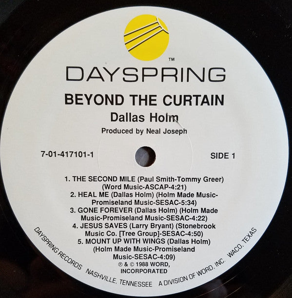 Dallas Holm : Beyond The Curtain (LP, Album)