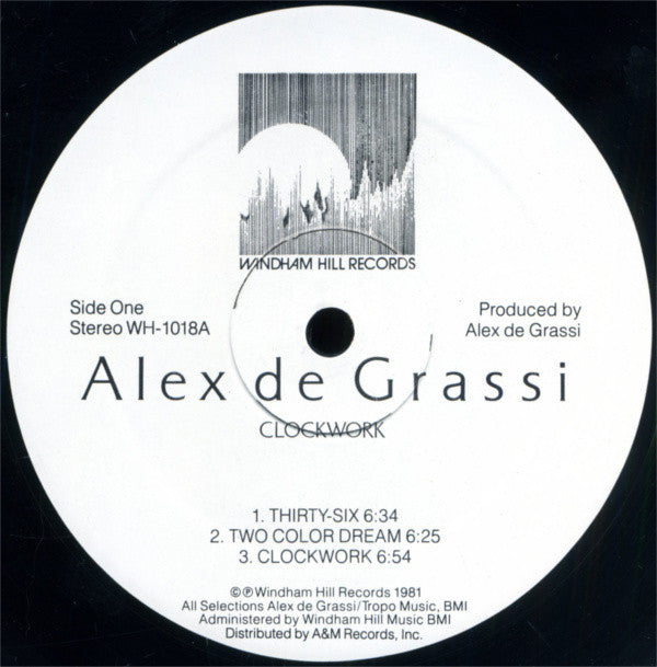 Alex De Grassi : Clockwork (LP, Album)