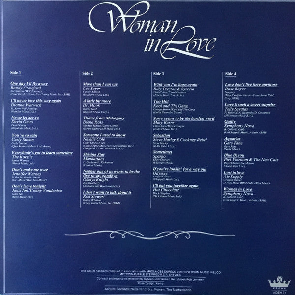 Various : Woman In Love (2xLP, Comp, Gat)