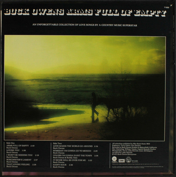 Buck Owens : Arms Full Of Empty (LP, Album, Club)