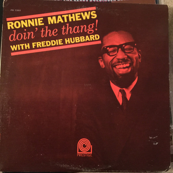 Ronnie Mathews With Freddie Hubbard : Doin' The Thang! (LP, Album, Mono)