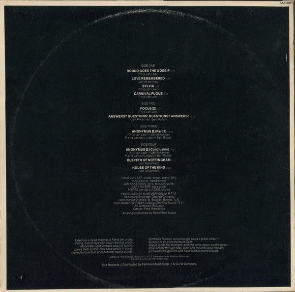 Focus (2) : Focus 3 (2xLP, Album, Gat)