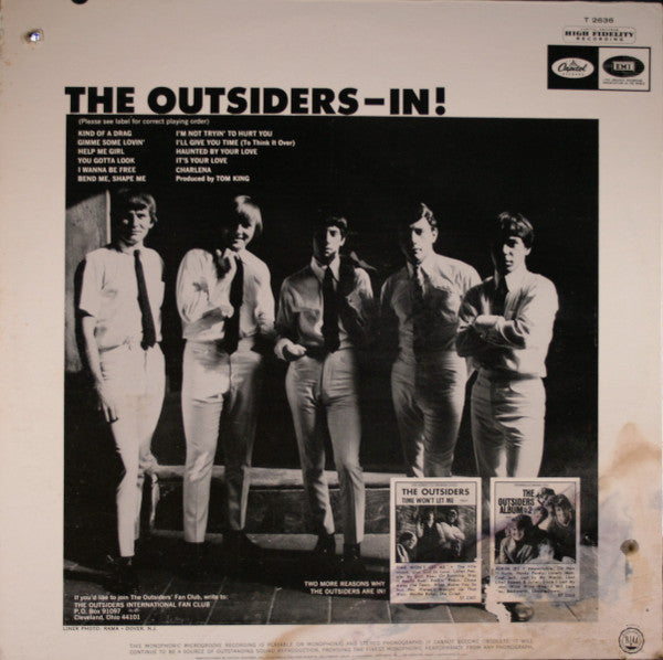 The Outsiders (4) : In! (LP, Album, Mono, Jac)