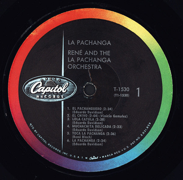 René And His Pachanga Orchestra : La Pachanga (LP, Album, Mono)