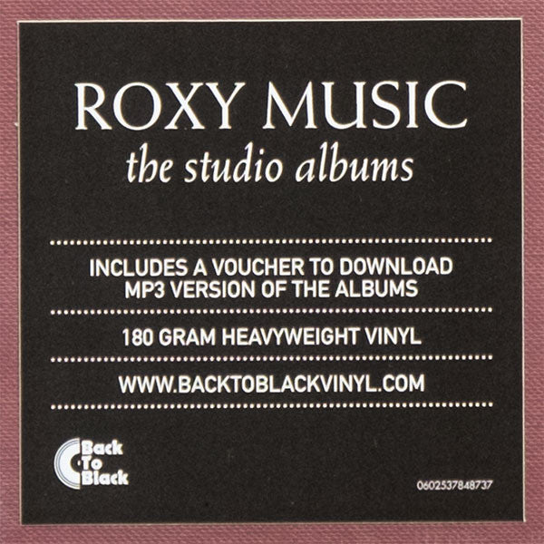 Roxy Music : The Studio Albums (Box, Comp, RE + 8xLP, Album, Ltd)