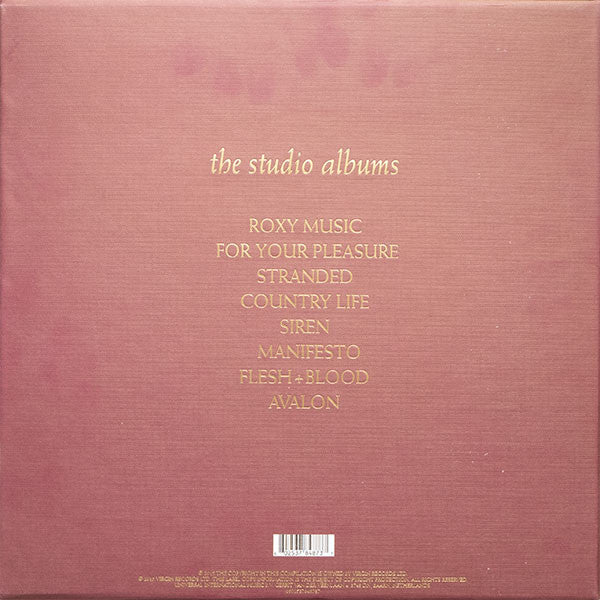 Roxy Music : The Studio Albums (Box, Comp, RE + 8xLP, Album, Ltd)