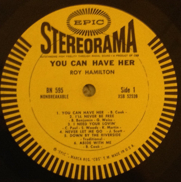 Roy Hamilton (5) : You Can Have Her (LP, Album)