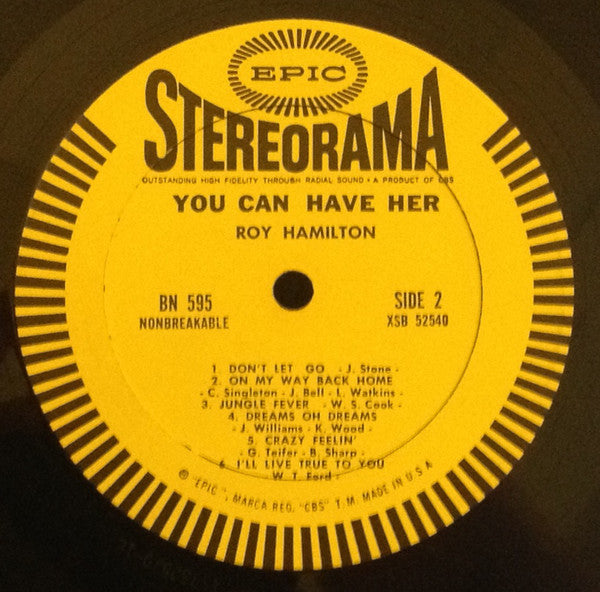 Roy Hamilton (5) : You Can Have Her (LP, Album)