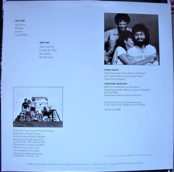 Stone Soup : Long Fields (LP, Album)