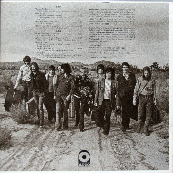 Delaney & Bonnie & Friends With Eric Clapton : On Tour (LP, Album, CTH)